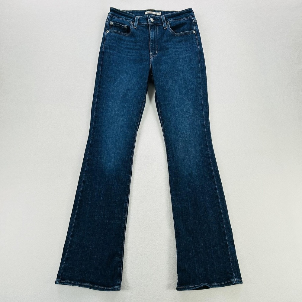 Levi's 725 High Rise Bootcut Jeans Womens 29 Blue Stretch Denim Medium Wash